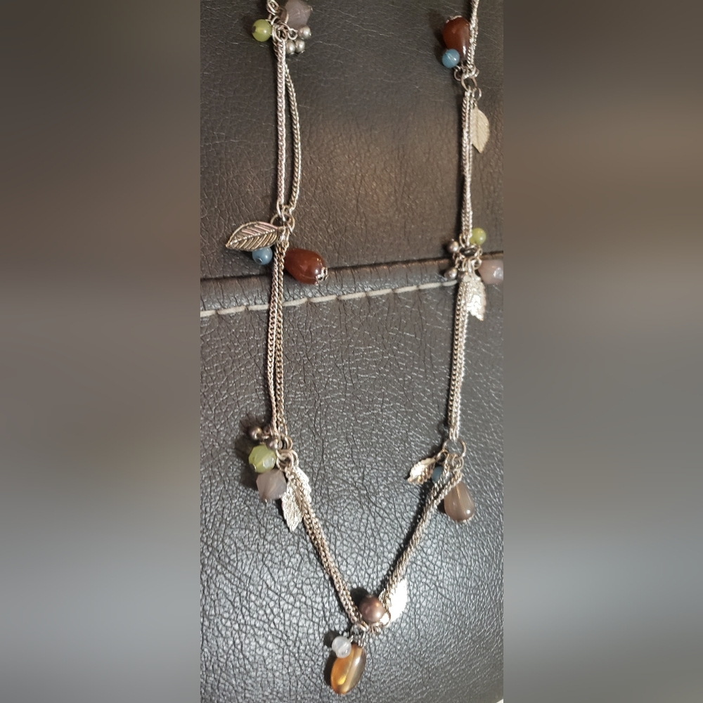 Longer layered necklace